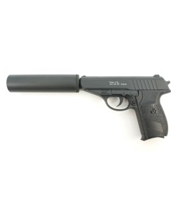 Страйкбольный пистолет Galaxy G.3A (PPS) с глушителем