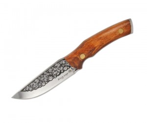 Нож нескладной Кизляр М2-ЦМ (9103) с кожаным чехлом