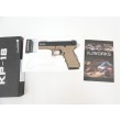 Страйкбольный пистолет KJW KP-18 Glock G18 Gas Tan, металл. затвор - фото № 3
