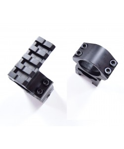 Кольца 25,4 мм на Weaver, 1 кольцо с Weaver наверху (P24-0134)