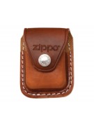 Чехол для зажигалки Zippo LPCB из кожи, с клипом, коричневый