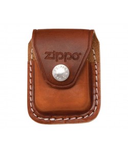 Чехол для зажигалки Zippo LPCB из кожи, с клипом, коричневый