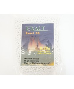 Шары для страйкбола Exact 0,28 г, 3500 штук (1 кг, белые)