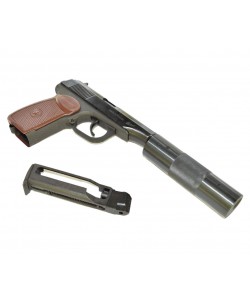 Пневматический пистолет Baikal МР-654К-22 (ПМ, с глушителем)