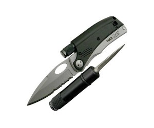 Мультитул SOG ToolLogic SLPro Silver Sharpener TLSLP3 (нож, фонарь, алмазная точилка)