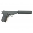 Страйкбольный пистолет Galaxy G.3A (PPS) с глушителем - фото № 2