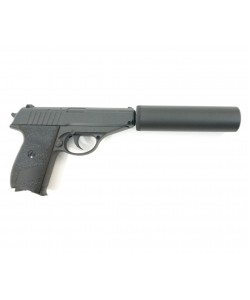 Страйкбольный пистолет Galaxy G.3A (PPS) с глушителем