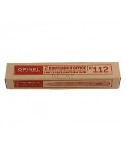 Набор кухонных ножей Opinel Les Essentiels №112 (2 шт.) 10 см, нерж. сталь, рукоять бук