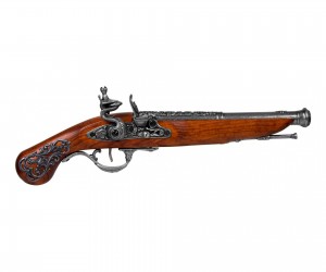 Макет пистолет кремневый, сталь (Англия, XVIII век) DE-1196-G