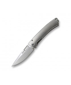 Нож складной LionSteel TiSpine Shine Natural Color of Titanium TS1 GS