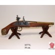 Макет пистолет кремневый, латунь (XVIII век) DE-1077-L - фото № 2