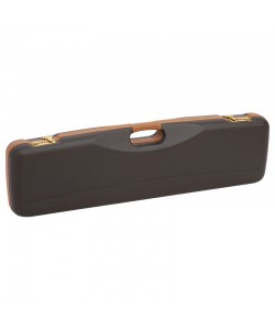 Кейс Negrini для гладкоствольного оружия, 3 секции, кожаная отделка, вельвет, код. замки, 95x22x7 см (темно-серый)