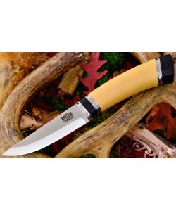 Нож Bark River Scandi Antique Ivory Black Paper