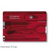 Швейцарская карта Victorinox SwissCard Lite 0.7300.T (красная) - фото № 2