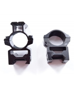 Кольца 25,4 мм на Weaver, 1 кольцо с Weaver наверху (P24-0134)