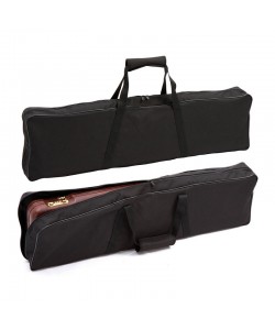 Кейс Negrini для гладкоствольного оружия, 3 секции, кожаная отделка, вельвет, код. замки, 95x22x7 см (темно-серый)