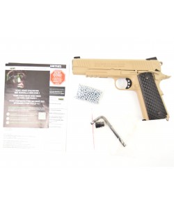 Пневматический пистолет Swiss Arms SA1911 Military Rail Pistol (Colt)
