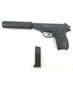 Страйкбольный пистолет Galaxy G.3A (PPS) с глушителем