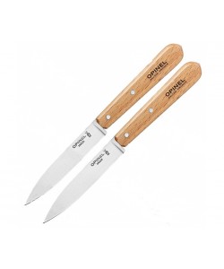 Набор кухонных ножей Opinel Les Essentiels №112 (2 шт.) 10 см, нерж. сталь, рукоять бук