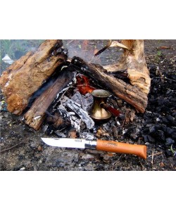 Нож складной Opinel Tradition №10, клинок 10 см, углерод. сталь, рукоять бук
