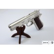 Макет пистолет Colt M1911A1 .45, хром, лакиров. дерево (США, 1911 г.) DE-6316 - фото № 4