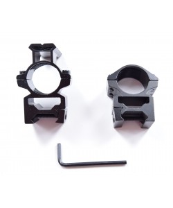 Кольца 25,4 мм на Weaver, 1 кольцо с Weaver наверху (P24-0134)