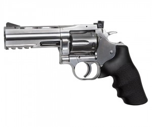 Пневматический револьвер ASG Dan Wesson 715-4 Silver (пулевой)