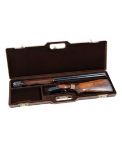 Кейс Negrini для гладкоствольного оружия, 3 секции, кожаная отделка, вельвет, код. замки, 95x22x7 см (темно-серый)