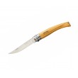 Нож складной Opinel Slim №08, филейный, 8 см, нерж. сталь, рукоять олива - фото № 1