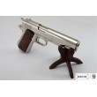 Макет пистолет Colt M1911A1 .45, хром, лакиров. дерево (США, 1911 г.) DE-6316 - фото № 5