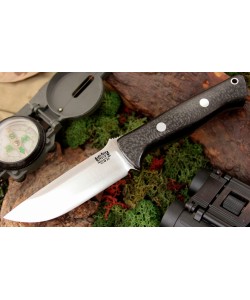Нож Bark River Bravo1 3VR Black Carbon Fiber