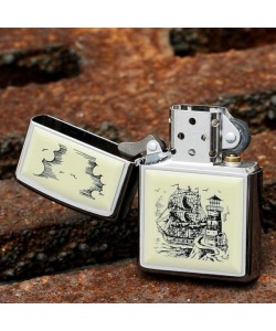 Зажигалка Zippo 359 Scrimshaw Ship