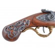 Макет пистолет кремневый, латунь (Англия, XVIII век) DE-1196-L - фото № 4