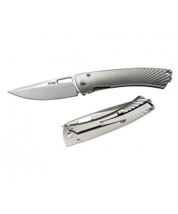 Нож складной LionSteel TiSpine Shine Natural Color of Titanium TS1 GS