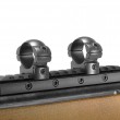 Кольца 25,4 мм стальные Veber 2521 LS (низкие) на Weaver