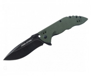 Нож складной Sanrenmu RealSteel, лезвие 82 мм, E77 green