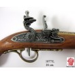 Макет пистолет кремневый, латунь (XVIII век) DE-1077-L - фото № 6