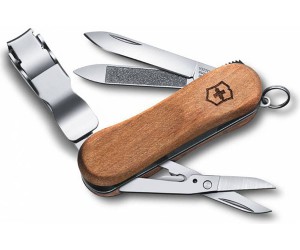 Нож-брелок Victorinox Nail Clip 0.6461.63 (58 мм, дерево)