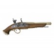 Макет пистолет кремневый пиратский, латунь (XVIII век) DE-1103-L - фото № 1