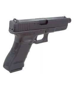 Страйкбольный пистолет KJW KP-18 Glock G18 TBC CO₂ Black, удлин. ствол