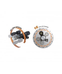 Тактический фонарь UTG Leapers Swatforce с ЛЦУ (LT-ZLP38)