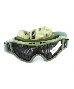 Очки-маска сетчатые Green