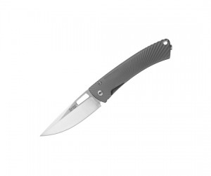 Нож складной LionSteel TiSpine Gray Matte TS1 GM