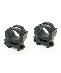 Кольца 25,4 мм Patriot BH-RS42, быстросъемные на Weaver (средние H=15 мм)