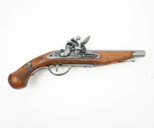 Макет пистолет кремневый пиратский (Франция, XVIII век) DE-1012