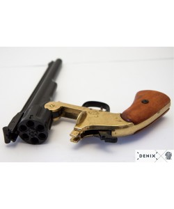 Макет револьвер Smith & Wesson Schofield, .45 калибра, латунь (США, 1869 г.) DE-1008-L