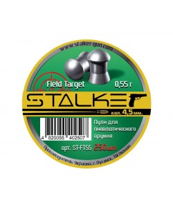 Пули Stalker Field Target 4,5 мм, 0,55 г (250 штук)