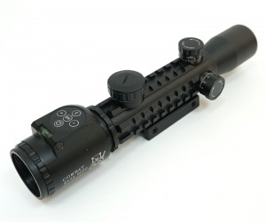 Оптический прицел Combat 4x32 EGTZ Compact, Mil-Dot, подсветка, на Weaver