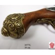 Макет пистолет кремневый, латунь (XVIII век) DE-1077-L - фото № 8