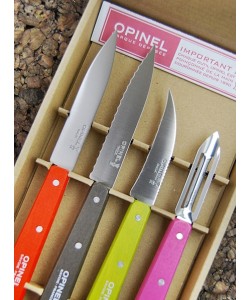 Набор кухонных ножей Opinel Les Essentiels №112/113/114/115 (4 шт.) рукоять бук